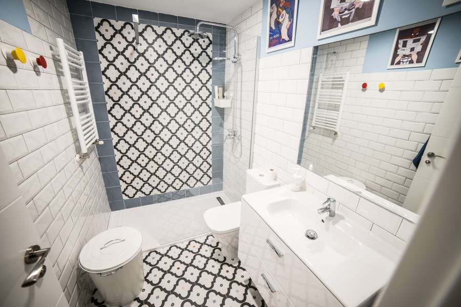 Bonito cuarto de baño tendencia