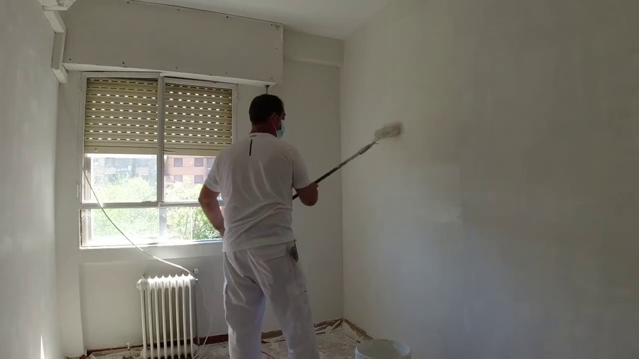 pintando paredes