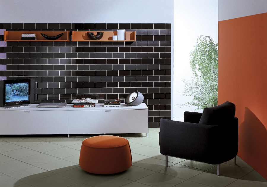 VOGUE nero 10x20 mate brillante