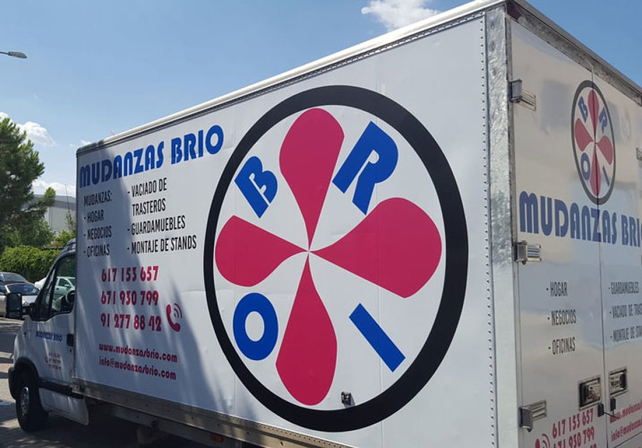 Camión Mudanzas Brio Rotulación