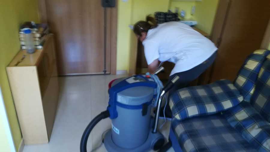 Aspiramos el polvo de obra