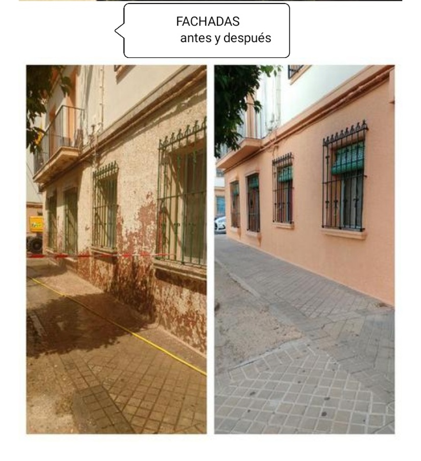 Rehabilitación de fachada.