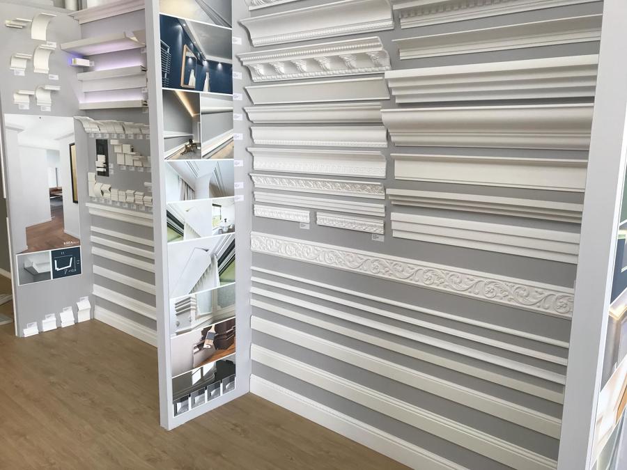 Cornisas, molduras, zócalos