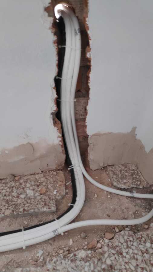 Preinstalación aire acondicionado