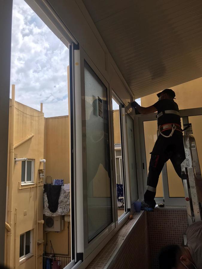 montaje de cerramiento