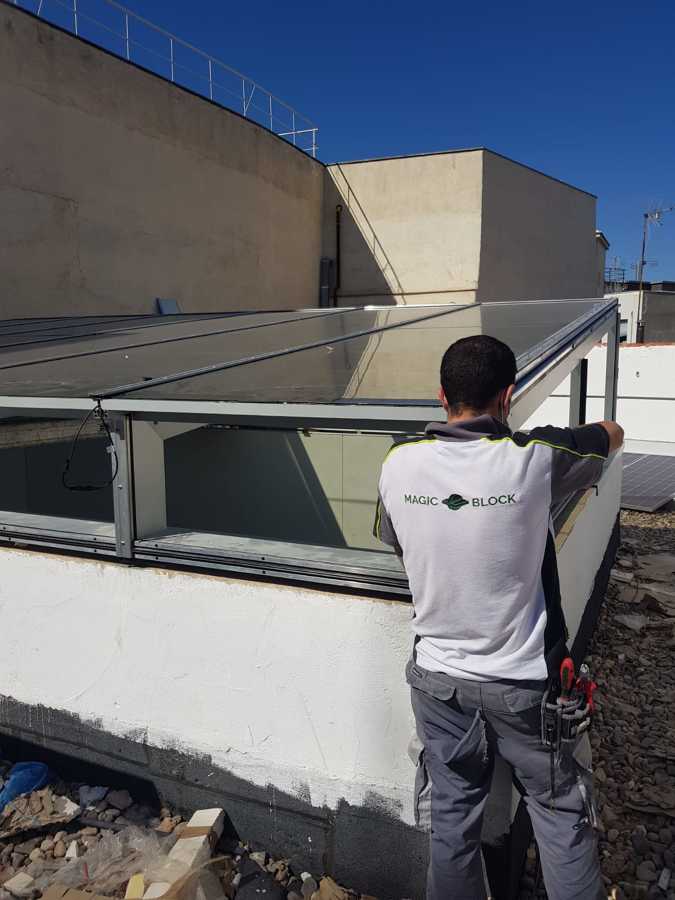 Lucernario Fotovoltaico Onyx Solar