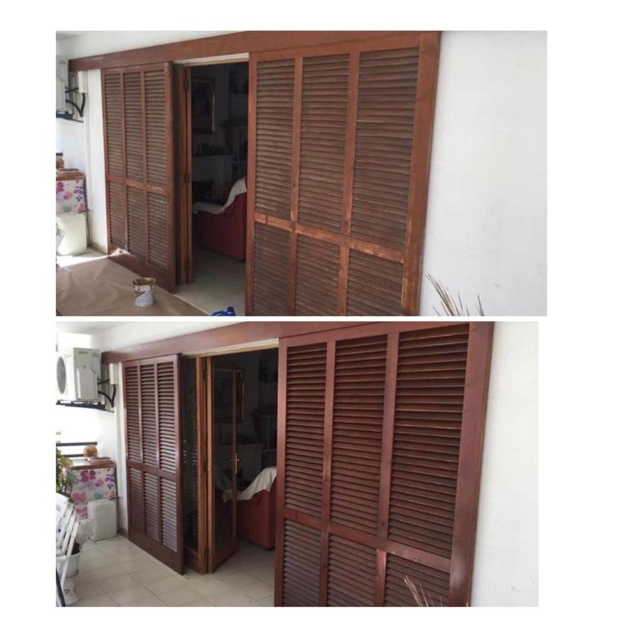 Barnizado de armarios de madera