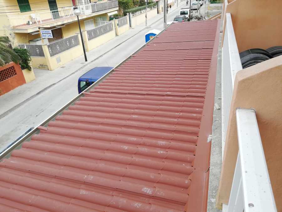 techo imitacion teja