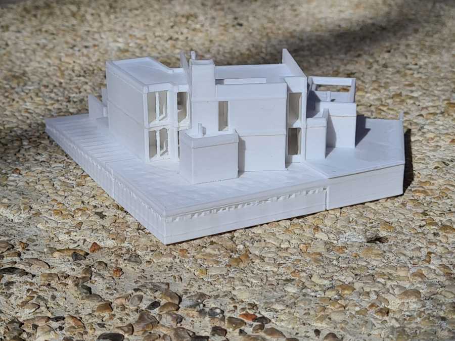 Maqueta 3d - vista 3