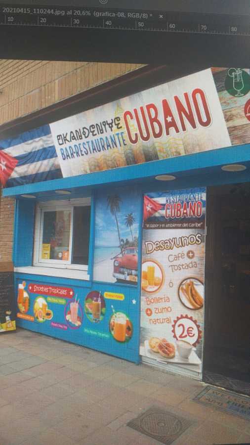 Diseño exterior de Bar - Restaurante Cubano