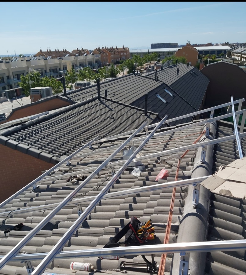 Estructura para paneles solares fotovoltaicos