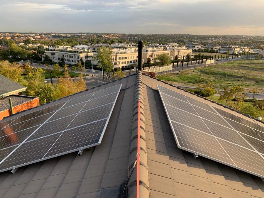 Instalacion FV en vivienda de Madrid