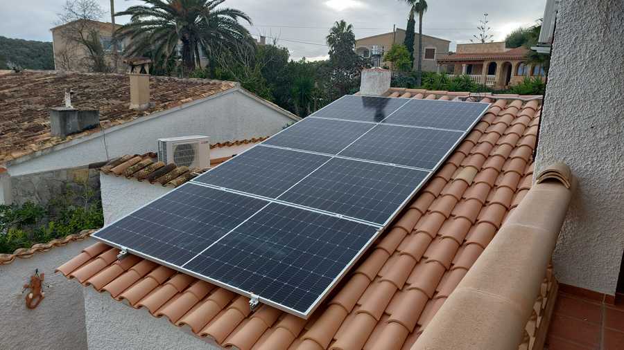 Instalación Longi a red en Porto Cristo 5kw