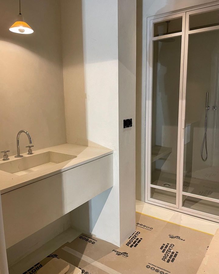 Muebles de microcemento