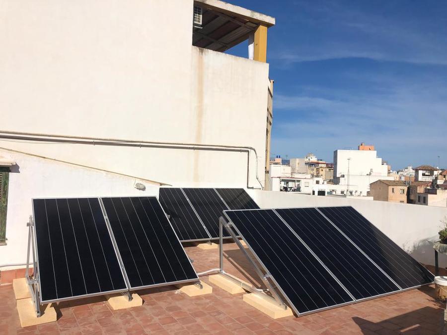 Instalación Sunpower uso particular en edificio