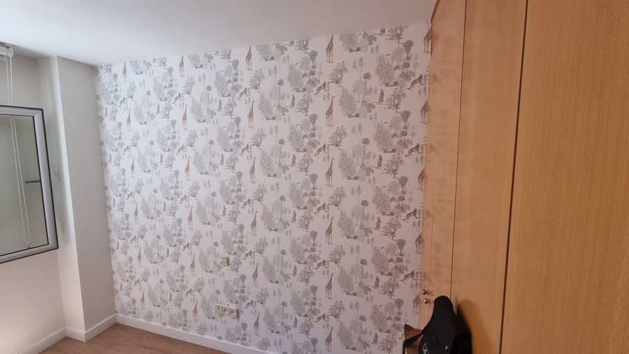 Instalación de papel pintado