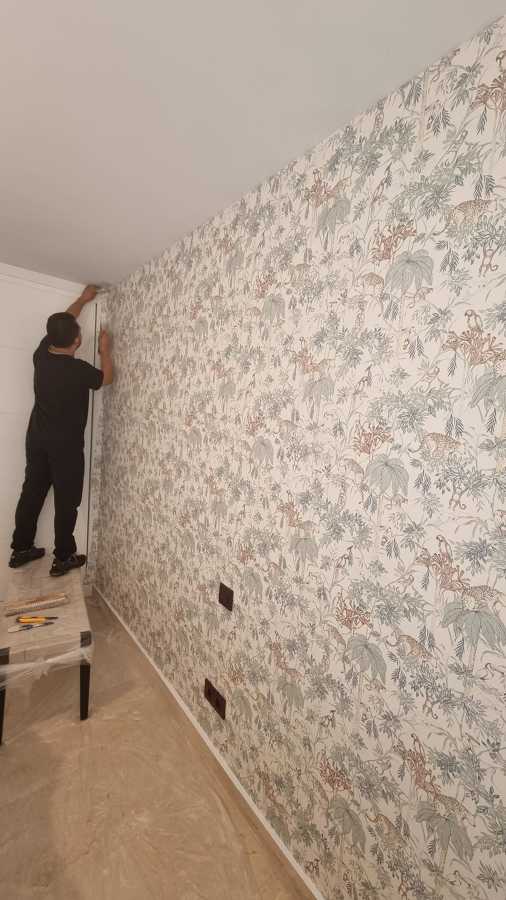 Instalación de papel pintado