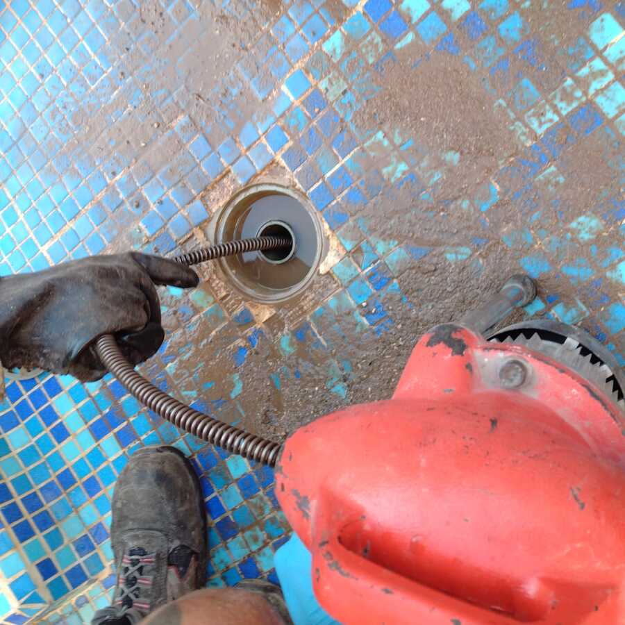 Desatasco con espiral electrica