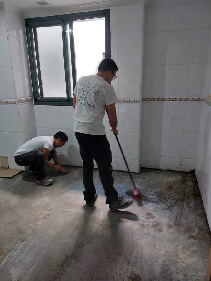 Limpieza tras ejecución de base niveladora