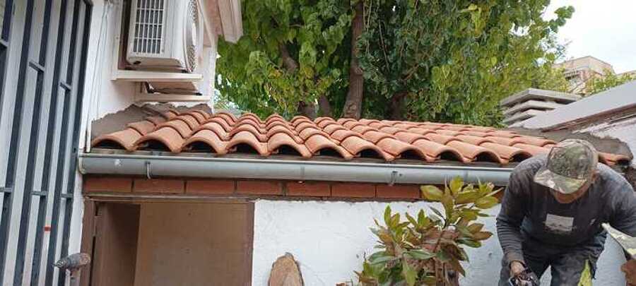 Tejado nuevo de teja mixta