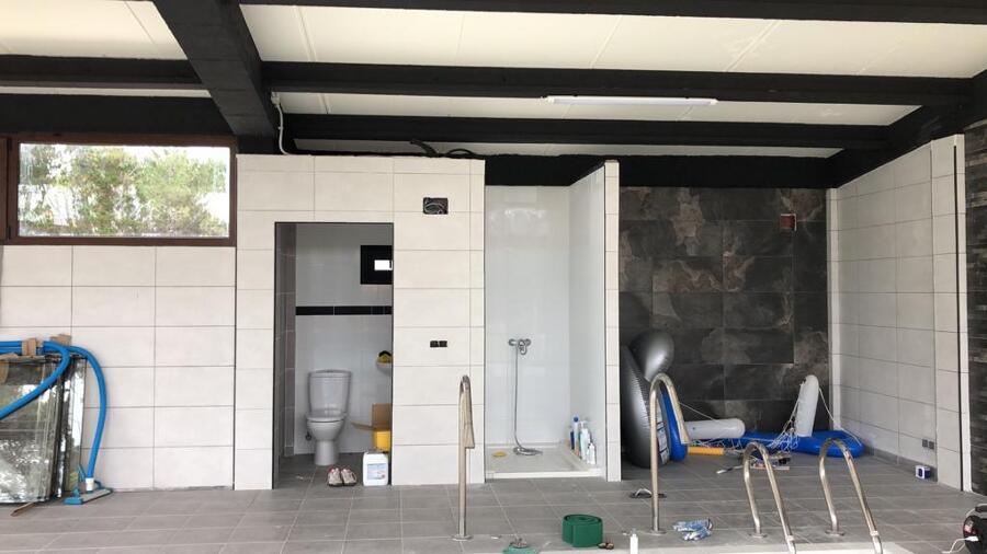 Reforma posterior de piscina