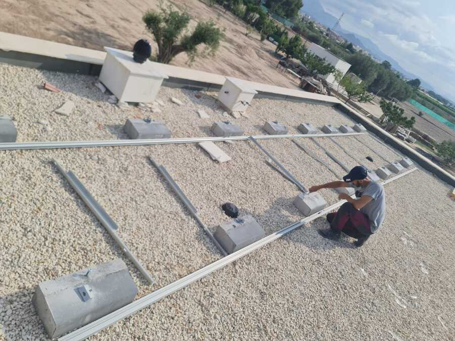 instalación fotovoltaica volcada a red