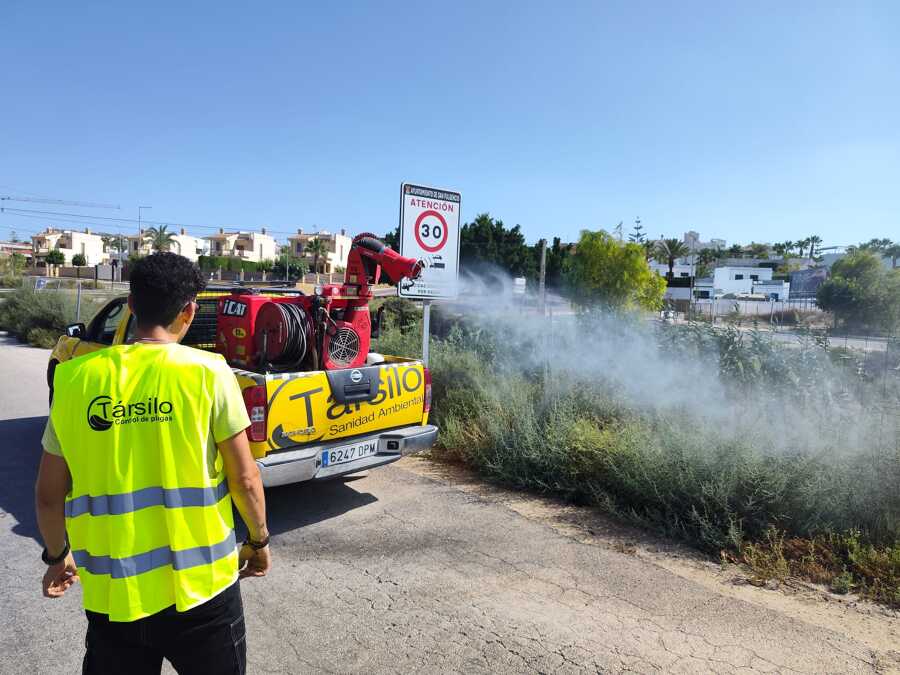 Fumigación en áreas urbanas