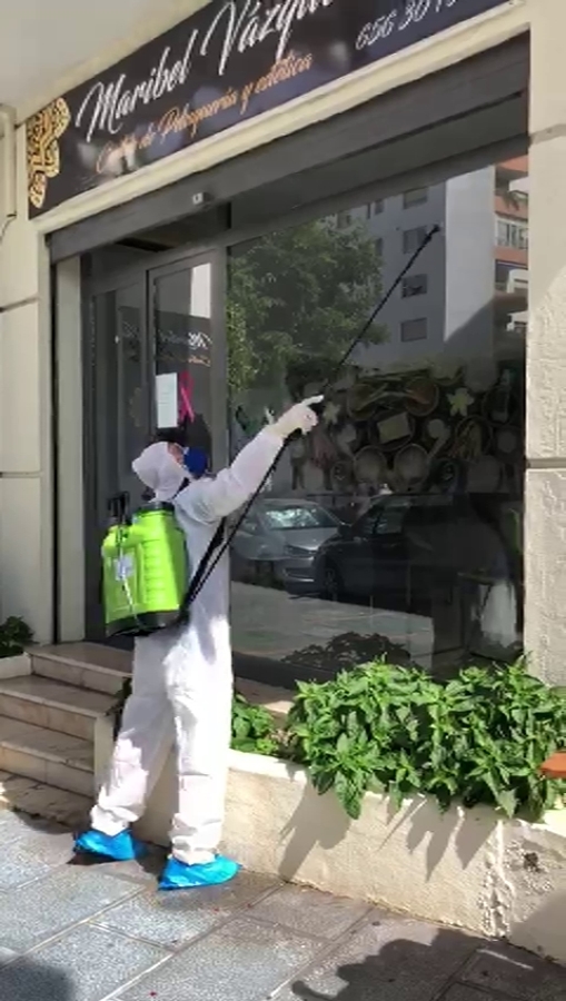 Desinfección Peluqueria