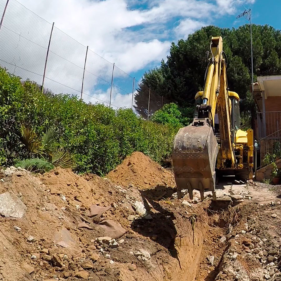 Excavación perimetral