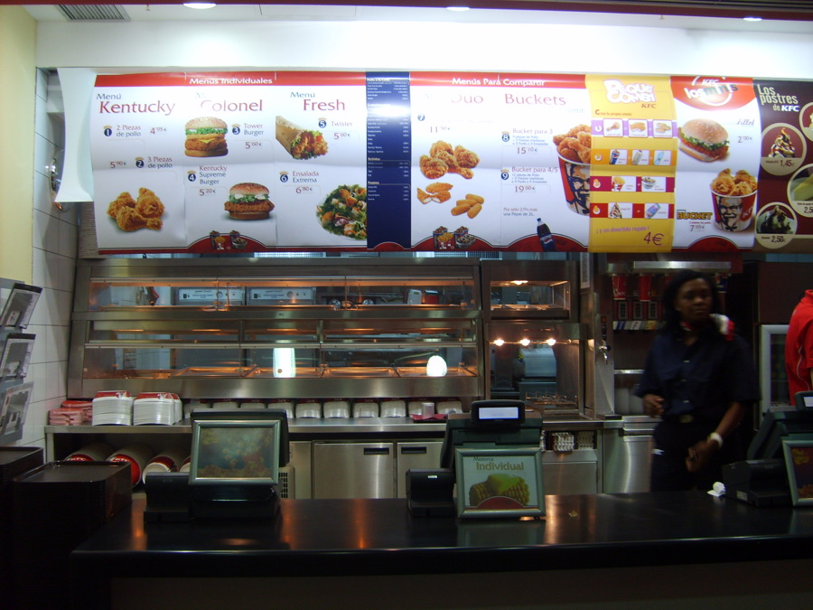 Zona barra Kfc 
