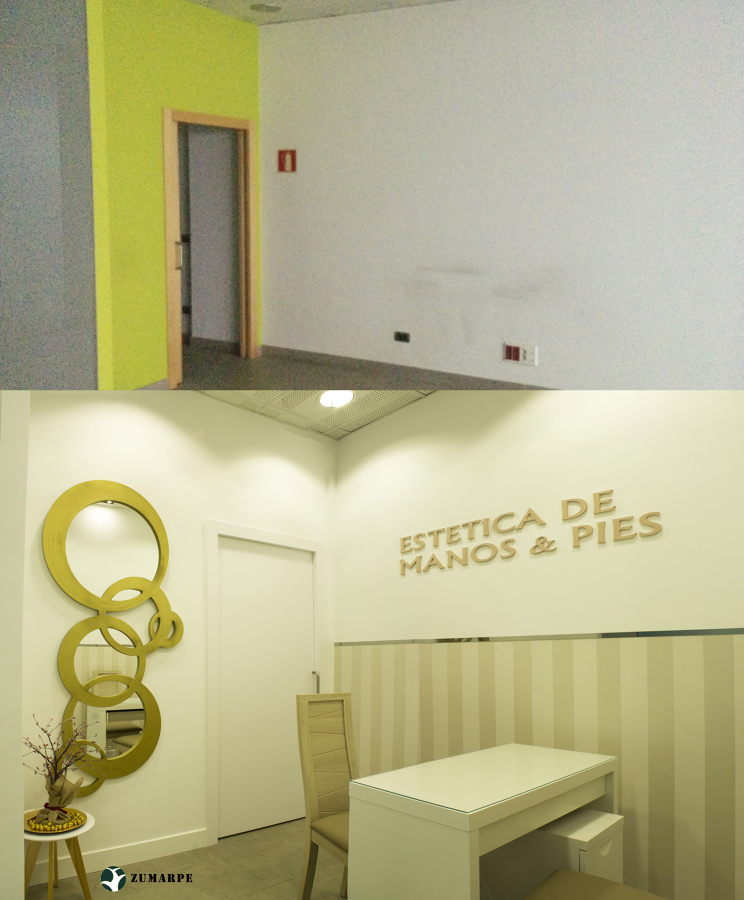 Antes y después estancia