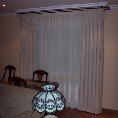 cortinas y visillo en barras