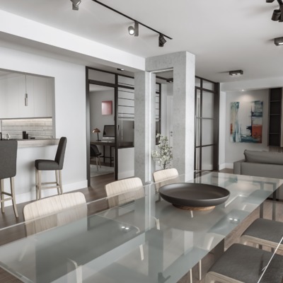 Visualización reforma piso