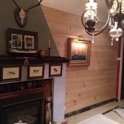 FORRADO PARED CON MADERA LAMINADA