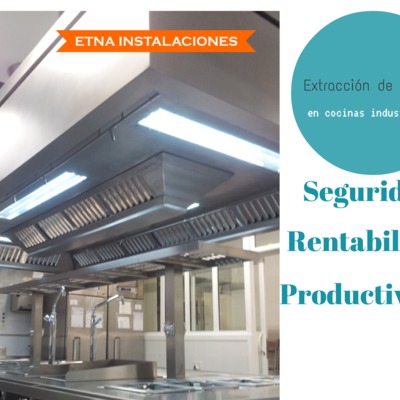 Maquinaria de cocina. Campanas extractoras