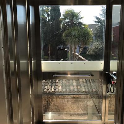 Elevador hidráulico panoramico