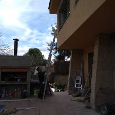 Reforma casa unifamilar en proceso