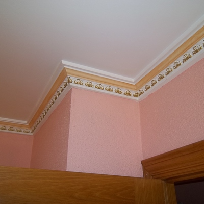 decoración en moldura