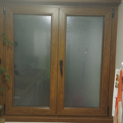 Ventanas PVC Cortizo roble dorado