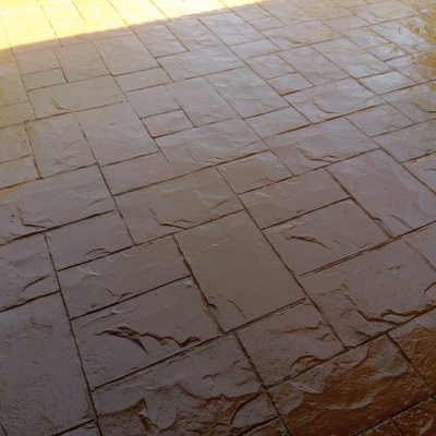 Acabado de suelo hormigón impreso