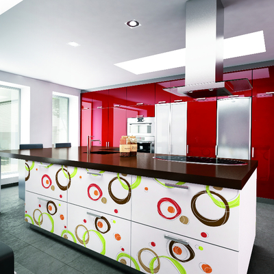 Vinilo círculos personalizado