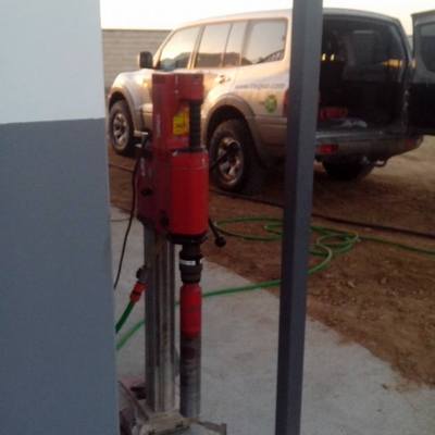 Estracción de testigos en hormigón