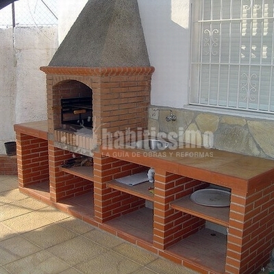 Albañiles, Barbacoas Obra, Muros Ladrillo Visto