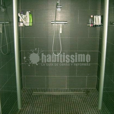 Plato ducha de obra