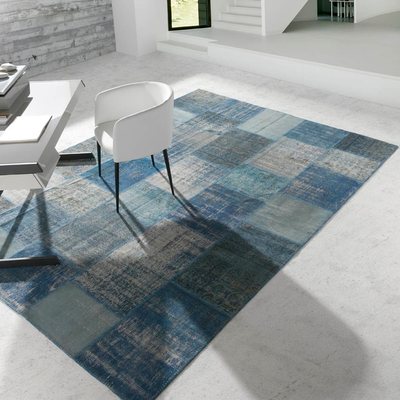 PATCHWORK AZZURRO