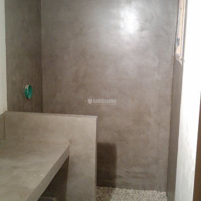 reforma con microcemento