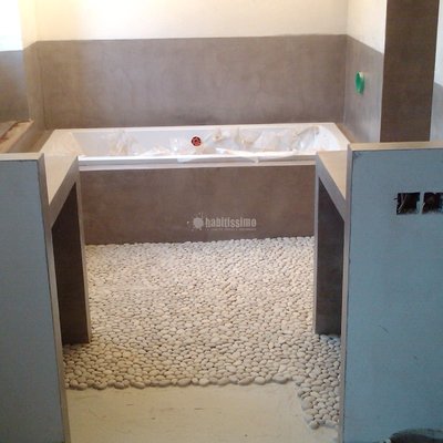 reforma con microcemento