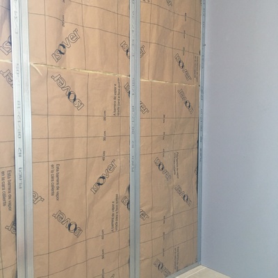 tabique de pladur con islamiento