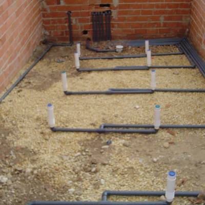 construcción de piscina