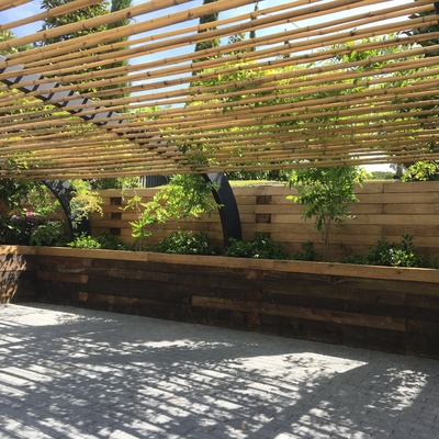 Jardín privado en Barcelona